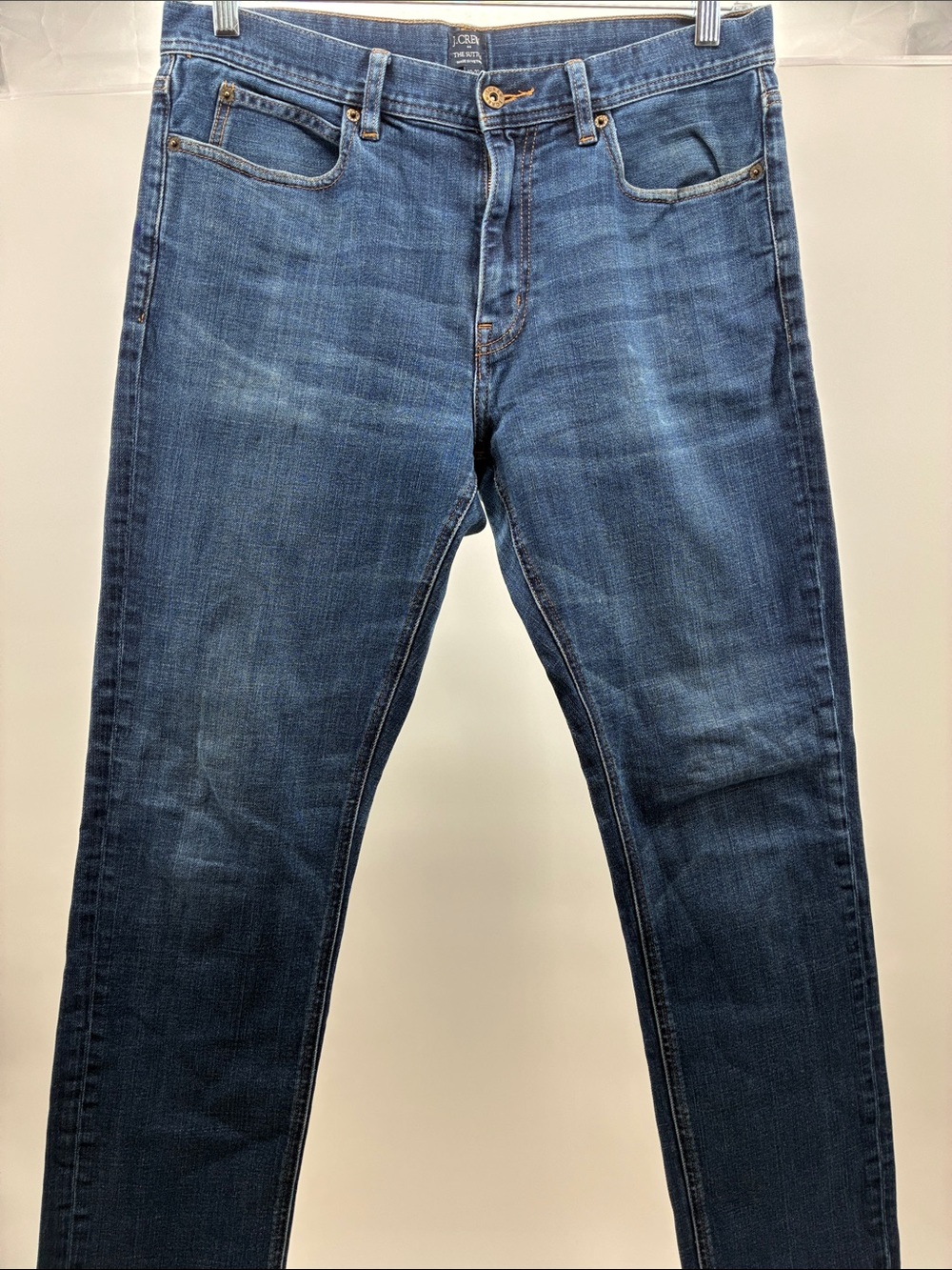 J. Crew Skinny Jeans in Deep Indigo Wash